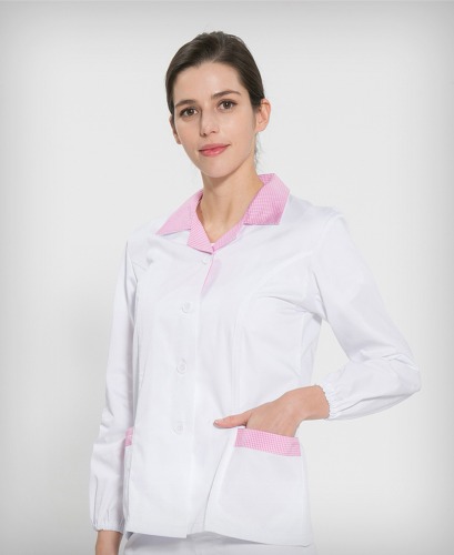 TC32수 쿨스판 여성 위생복 셔츠 제작은 티팜