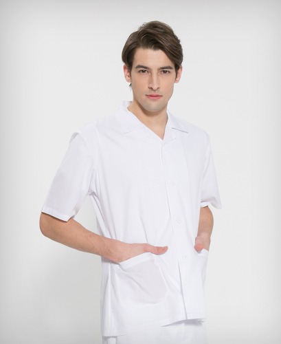 TC45수 스판덱스 남성 위생복 빈필 셔츠 제작은 티팜